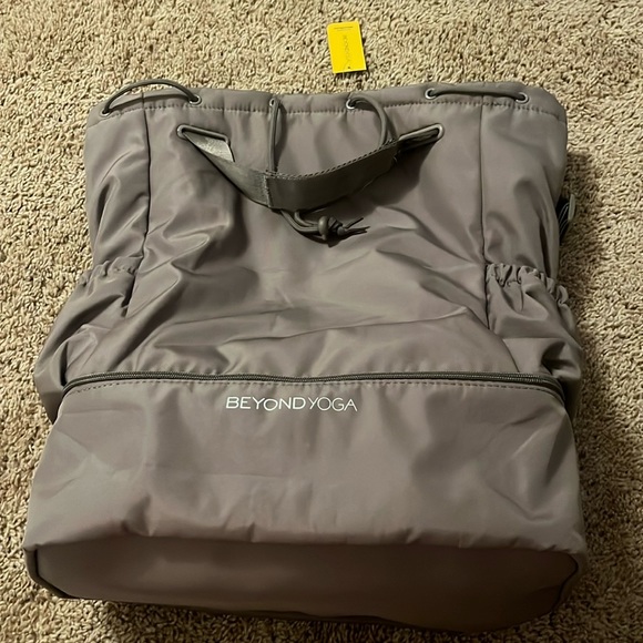 Beyond Yoga Convertible Gym Bag In Birch - Picture 1 of 13